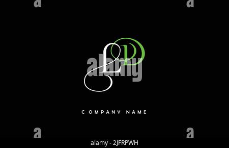 LD, DL Abstract Letters Logo Monogram Stock Vector