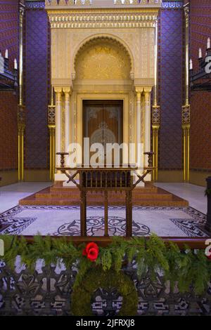 Hungary, Budapest, Rumbach Street Synagogue, interior, Stock Photo