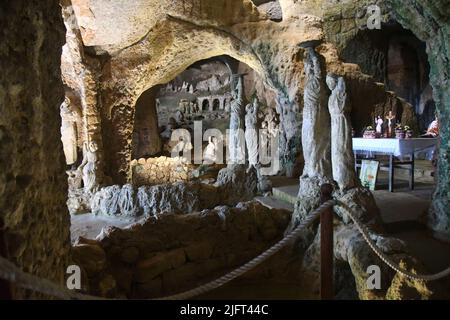Pizzo Calabro Vibo Valentia- Chiesetta di Piedigrotta “Museo Civico “ Stock Photo
