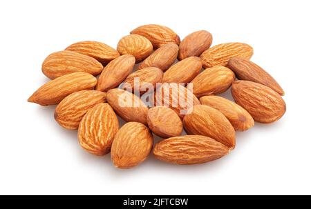 almond path isolated on white Stock Photo
