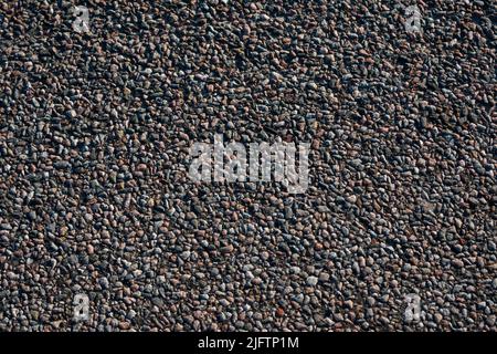 Texture of asphalt surface as background, top view Stock Photo