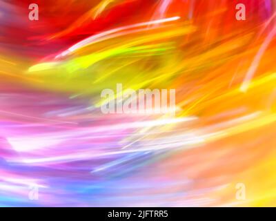 Trendy holographic abstract vibrant blurred bokeh gradient template. Rainbow dreamlike color Stock Photo