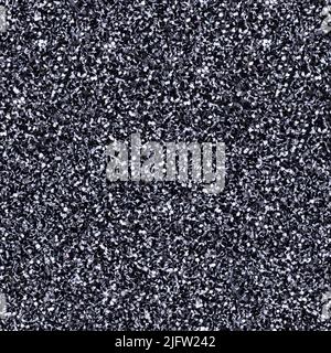 Elegant white, black glitter, sparkle confetti texture. Christmas seamless pattern. Stock Photo