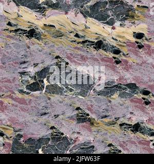 Patterned structure of marble for design. Seamless square background. Stock Photo
