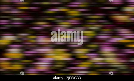 Bright pattern.Motion.Small squares close to each other in animation, as if in pixels that flash with different colors. High quality 4k footage Stock Photo