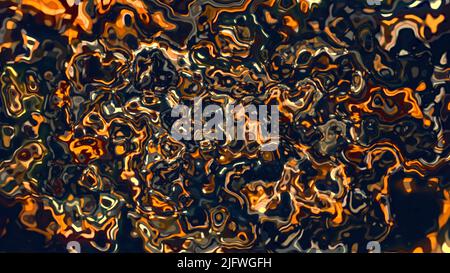 Plasma liquid with shimmering moving texture. Motion. Slowly bubbling ...