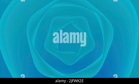 Blue and orange background.Design.A bright tunnel of transparent lines made in computer graphics. High quality 4k footage Stock Photo