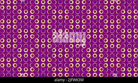 Abstract screen of round shaped bulbs blinking slowly. Design. Symmetrical rows of shining round shaped lights Stock Photo