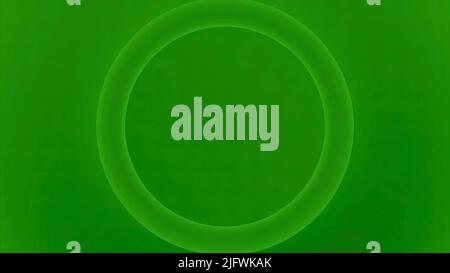 The green tunnel.Design.Bright computer graphics in which a large loop turns a tunnel on a green background. High quality 4k footage Stock Photo