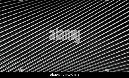 Blue and gray background.Motion. A bright background created from thin strips that move in animation. High quality 4k footage Stock Photo