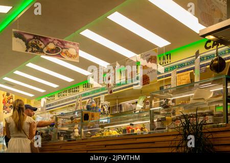 Festival del Gelato, an typical ice cream shop in Florence Stock Photo