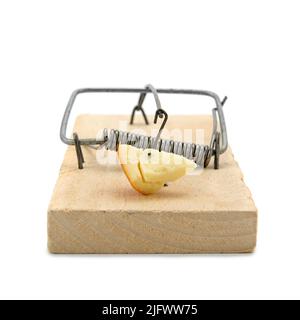 mousetrap isolated on white background Stock Photo