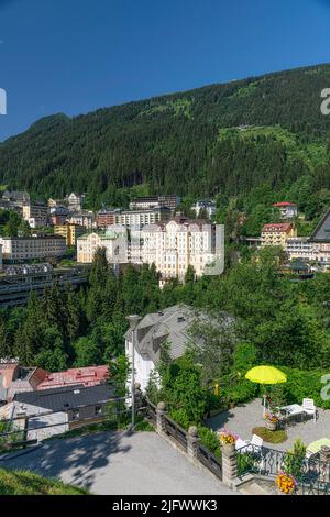 Bad Gastein, Province of Salzburg, Austria, Health resort, Winter sports resort, Landscape, Nature, View of town Stock Photo