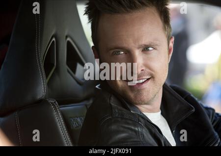 AARON PAUL, NEED FOR SPEED, 2014 Stock Photo