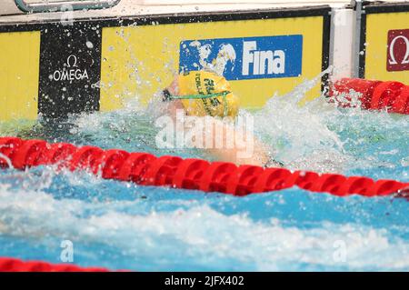 Mollie O’Callaghan of Australia Finale 100 M Freestyle Women   during the 19th FINA World Championships Budapest 2022, Swimming event on June 23 2022 in Budapest, Hungary - Photo Laurent Lairys / DPPI Stock Photo