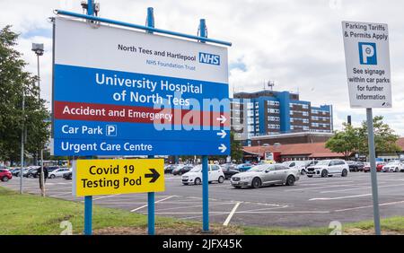 University Hospital of North Tees,Stockton on Tees,England,UK Stock Photo