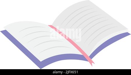 icon of open book Stock Vector