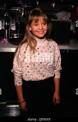 Candace Cameron at the Starlight Foundation Benefit on November 9, 1989 at Ed DeBevic's Restaurant in Beverly Hills, California. Credit: Ralph Dominguez/MediaPunch Stock Photo