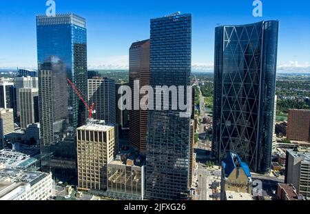 Downtown Calgary Alberta Stock Photo