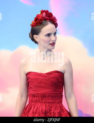 London, UK, 05/07/2022, Natalie Portman attends UK Gala Screening of 'Thor: Love And Thunder' at Odeon Leicester Square in London Stock Photo