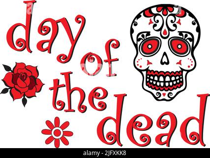 Day of the Dead Graphic Stock Vector