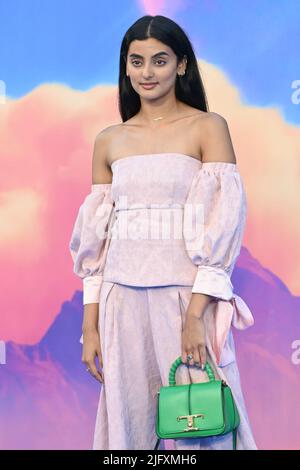 Nikkita Chadha arrives at the Marvel Studios' an exclusive gala screening of Thor: Love And Thunder, Leicester Square, London, UK. - 5 July 2022. Stock Photo