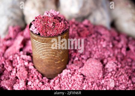 Landang, comes from Buli or Buri Tree, a type of palm found in the Philippines. This tree only flowers once in its life and then dies. At first glance Stock Photo