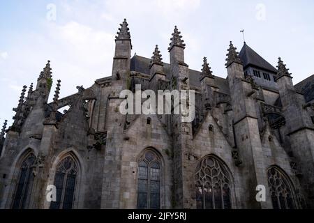 France, Brittany, Dinan, June 2021. Illustration of daily life in Brittany. Photograph by Martin Bertrand. France, Bretagne, Dinan, Juin 2021. Illustr Stock Photo