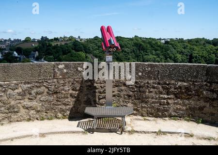 France, Brittany, Dinan, June 2021. Illustration of daily life in Brittany. Photograph by Martin Bertrand. France, Bretagne, Dinan, Juin 2021. Illustr Stock Photo