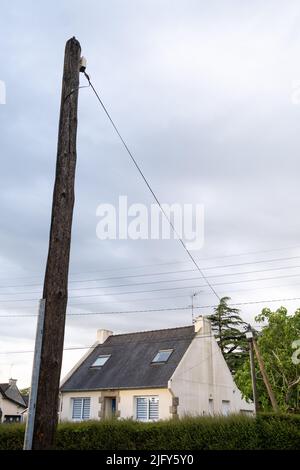 France, Brittany, Dinan, June 2021. Illustration of daily life in Brittany. Photograph by Martin Bertrand. France, Bretagne, Dinan, Juin 2021. Illustr Stock Photo