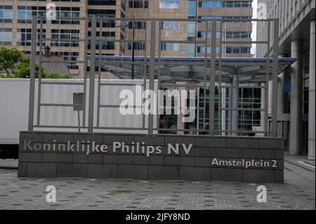 Billboard Koninklijke Philips NV At Amsterdam The Netherlands 5-7-2022 Stock Photo