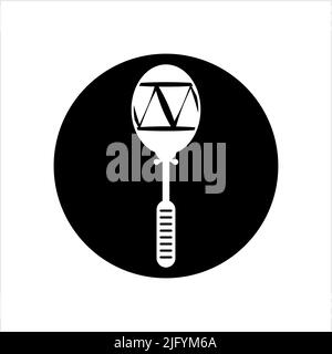 Maracas Icon, Music, Percussion Instrument Icon Vector Art Illustration Stock Vector