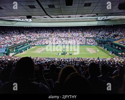 Wimbledon Men's Final - 2021 Stock Photo