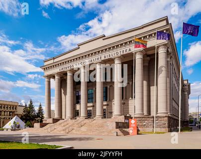 Martynas Mazvydas National Library of Lithuania, Vilnius, Lithuania, Europe Stock Photo