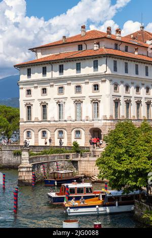 The Palazzo Borromeo On Isola Bella, One Of The Borromean Islands On 