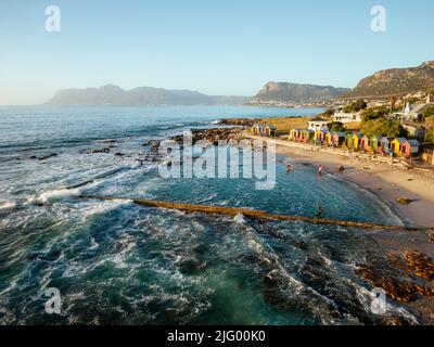 St. James Tidal Pool, Cape Town, Western Cape, South Africa, Africa Stock Photo