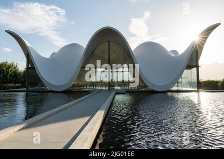 Exterior of Bosjes Chapel, Worcester, Western Cape, South Africa, Africa Stock Photo