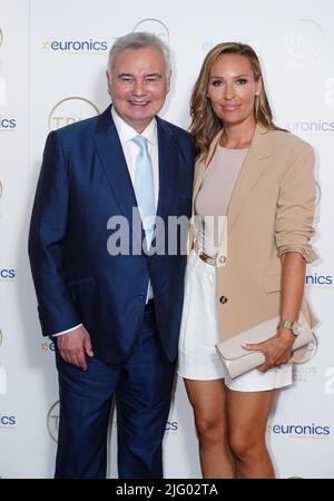 Eamonn Holmes and Isabel Webster arriving for the TRIC Awards 2022 at Grosvenor House, London. Picture date: Wednesday July 6, 2022. Stock Photo