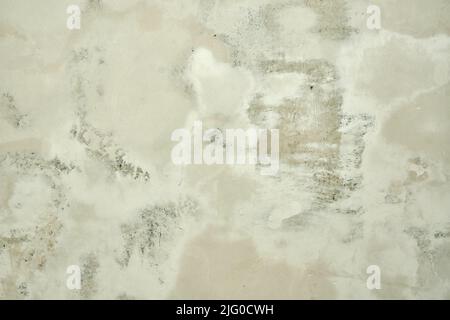 Concrete wall texture, leveled with plaster, prepared for finishing work Stock Photo