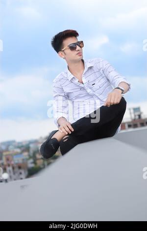 Cute attitude boy wallpaper hi-res stock photography and images - Alamy