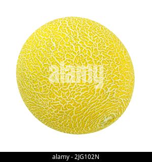 Galia melon  isolated on white background Stock Photo