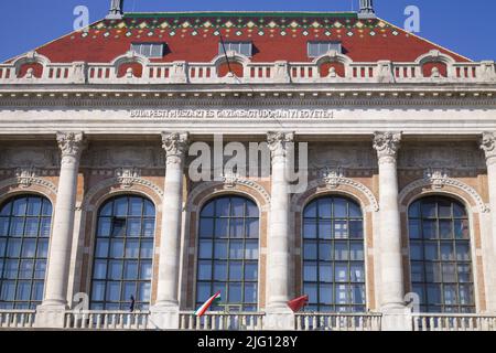Hungary, Budapest, University of Technology and Economics Stock Photo