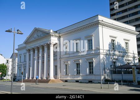 Literaturhaus Frankfurt, Gebäude Alte Stadtbibliothek, Schöne Aussicht, Frankfurt am Main, Hessen, Deutschland Stock Photo