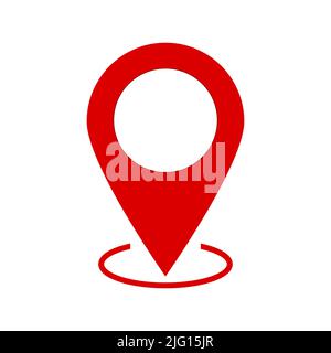 Location icon, gps marker symbol, map pin icon vector Stock Vector