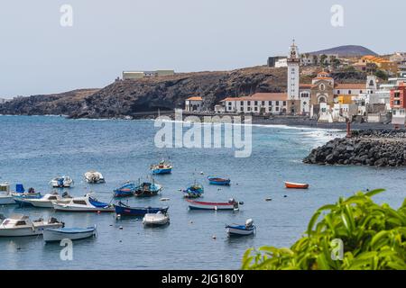 Candelaria, Tenerife, Spain, June 19, 2022. View of the city of Candelaria in Tenerife, Canary Islands. Stock Photo