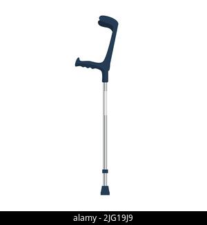 Crutch icon design template vector isolated Eps 10 Stock Vector