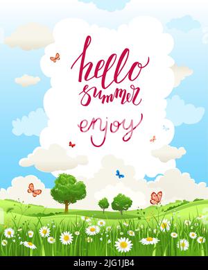 Enjoy summer time Stock Vector