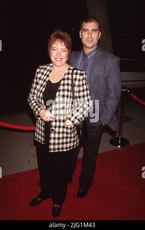 Tony Campisi and Kathy Bates at the AMPAS Reception on January 28, 1993