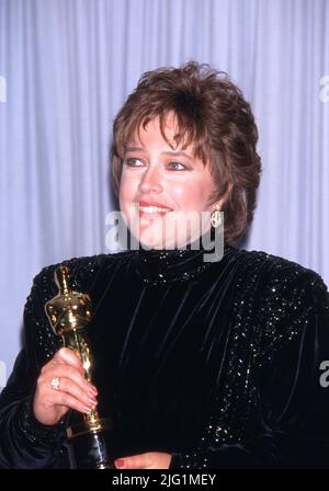 Kathy Bates at the 63rd Academy Awards ceremony on March 25, 1991 at the Shrine Auditorium in Los Angeles Credit: Ralph Dominguez/MediaPunch Stock Photo