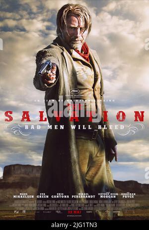 MADS MIKKELSEN POSTER, THE SALVATION, 2014 Stock Photo